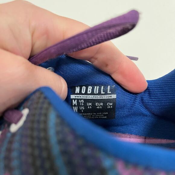 NoBull Purple and Blue Weightlifting Trainer Shoes‎ Size 9 - Picture 4 of 8